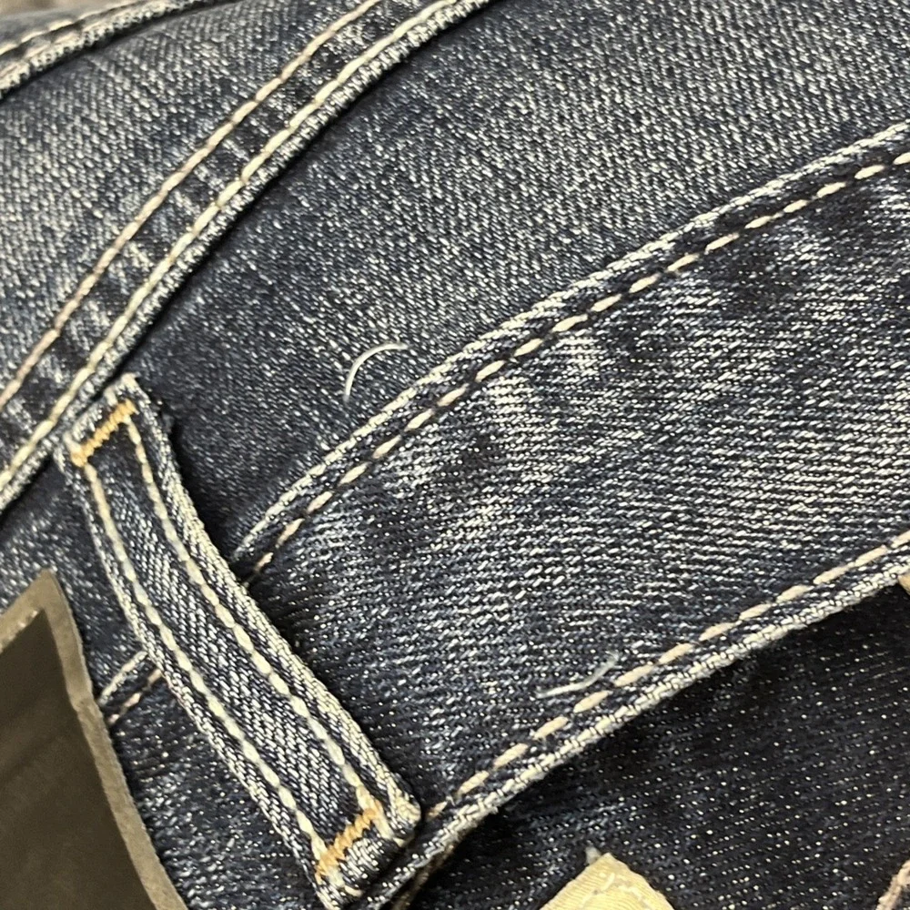 Ariat Jeans 38x32 M4 Low Rise Boot Cut Work Jeans Denim Med Wash EUC